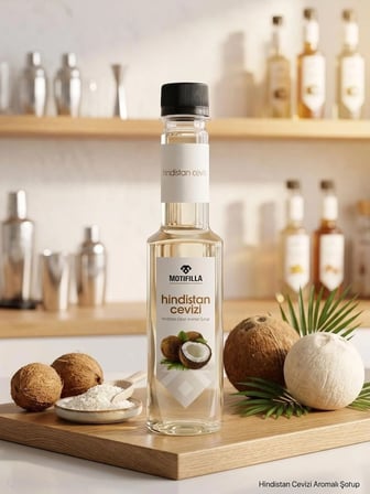 HİNDİSTAN CEVİZİ ŞURUP ( COCONUT) 250 ML ( 350 GR. )