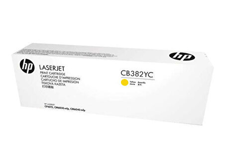 Hp CB382YC (824A) Kutusu Hasarlı Sarı Orjinal Toner