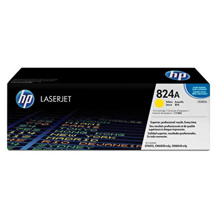 Hp CB382A (824A) Sarı Orjinal Toner
