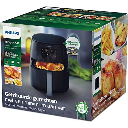 Philips Premium XXL HD9650/90 7.3 lt Yağsız Airfryer Siyah