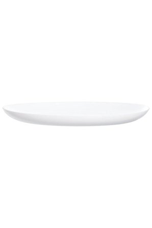 TEMPERLİ CAM OVAL BEYAZ  SERVİS TABAĞI 33CM 