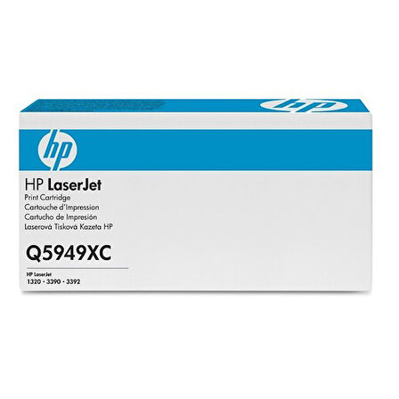 Hp Q5949XC (49X) Kutu Hasarlı Siyah Orjinal Toner