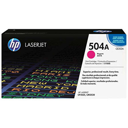 Hp CE253A (504A) Kutusuz Kırmızı Orjinal Toner
