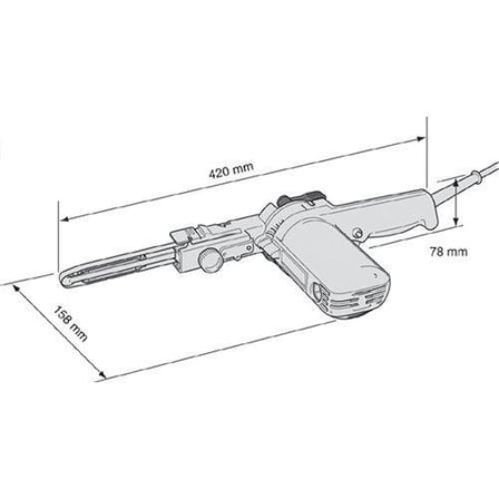 Makita 9032 Eğeleme Zımparalama 2.3 A / 500 W