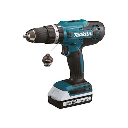 Makita Şarjlı Matkap Vidalama 18V 2,0Ah DF488D002