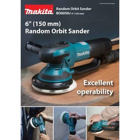 Makita BO6050j Dairesel Eksantrik Zımpara 750w