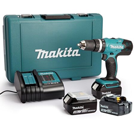 Makita DHP453SFE3 Üç Akülü Darbeli Matkap Vidalama 18V 3.0Ah