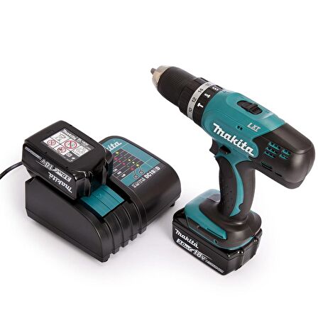 Makita DHP453SFE3 Üç Akülü Darbeli Matkap Vidalama 18V 3.0Ah