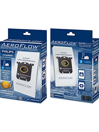 Aeroflow Philips Powergo FC8240 - FC8246 Toz Torbası