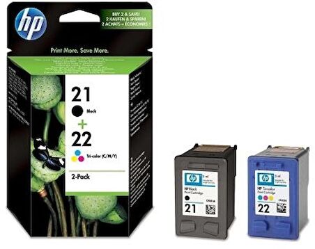 Hp 21 22 Sd367Ae Kartuş İkili Paketi