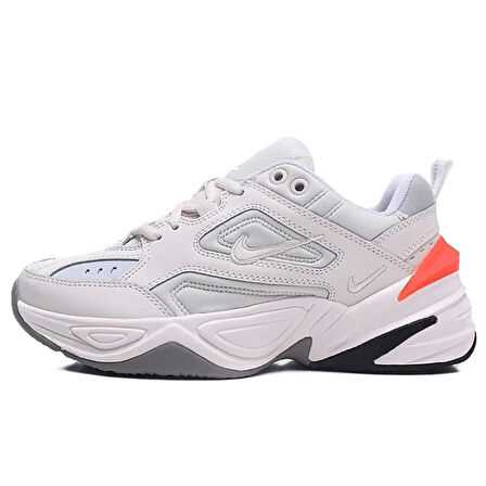 Nike M2K Tekno Leather Unisex Sneaker Hakiki Deri Kadın Günlük Spor Ayakkabı Krem