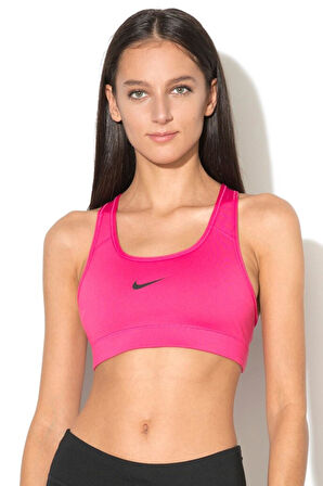 Nike Dri Fit Victory Compression Bra Kadın Bustiyer Sporcu Sütyeni Pembe