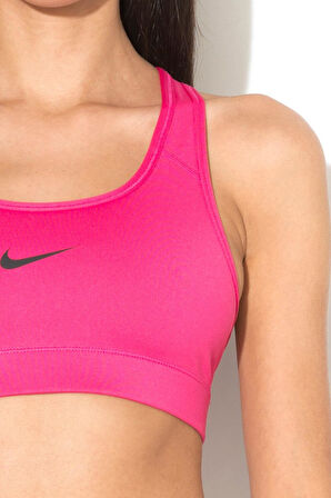 Nike Dri Fit Victory Compression Bra Kadın Bustiyer Sporcu Sütyeni Pembe