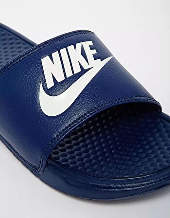 Nike Futura Benassi Slide Hard Blue Unisex Tek Bantlı Tek Bantlı Lacivert