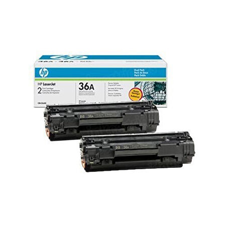 Hp CB436AD (36A) Siyah Orjinal Multi Paket Toner