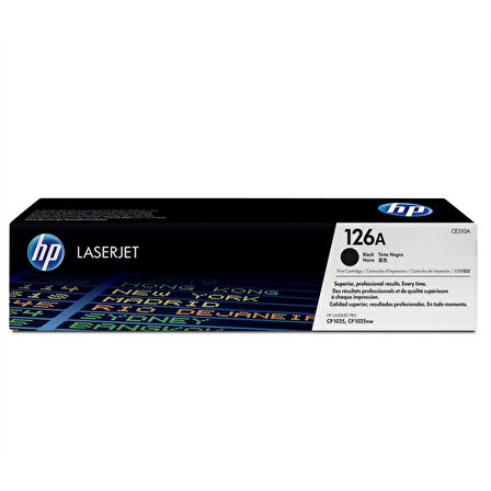 Hp CE310A (126A) Kutusu Hasarlı Siyah Orjinal Toner