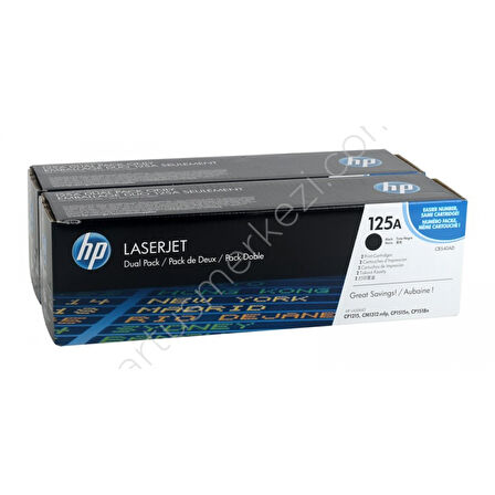 Hp CB540AD (125A) Siyah Orjinal Multi Paket Toner
