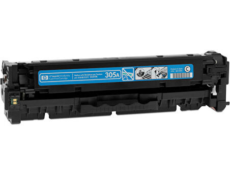 Hp CE411A (305A) Kutusu Hasarlı Mavi Orjinal Toner
