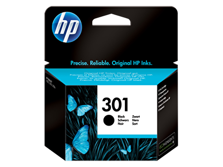 HP CH561EE (301) SIYAH MUREKKEP KARTUSU 190 SAYFA
