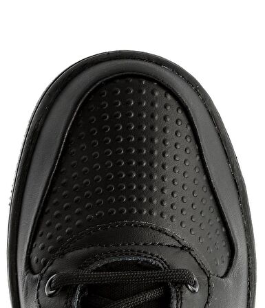 Nike Court Borough Mid Winter Leather Sneaker Hakiki Deri Bilekli Spor Ayakkabı Siyah