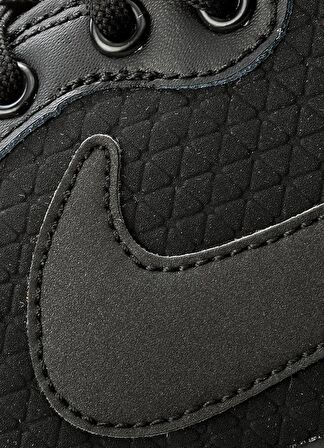 Nike Court Borough Mid Winter Leather Sneaker Hakiki Deri Bilekli Spor Ayakkabı Siyah