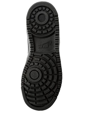 Nike Court Borough Mid Winter Leather Sneaker Hakiki Deri Bilekli Spor Ayakkabı Siyah