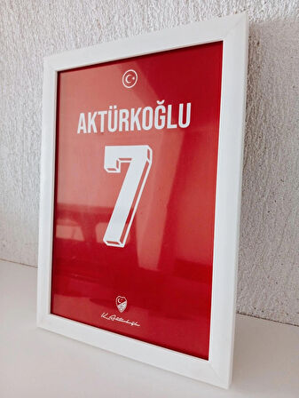 30x42 cm Kerem Aktürkoğlu Forma Tasarımlı Çerçeveli Poster Tablo 1 mm Şeffaf PVC Korumalı