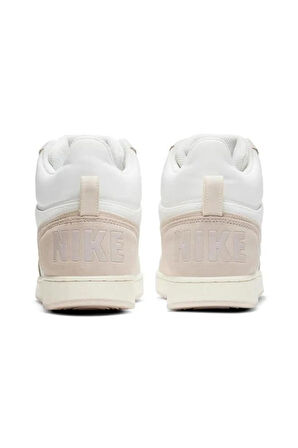 Nike Court Borough Mid Kadın Spor Ayakkabı Krem