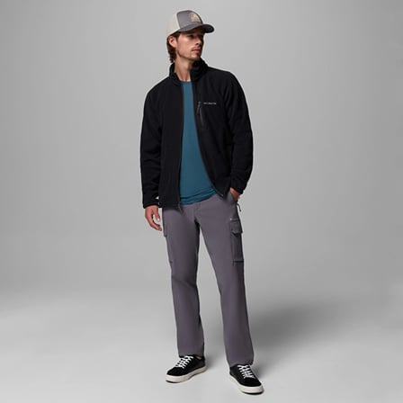 Fast Trek II Full-Zip Fleece Erkek Siyah Outdoor Polar AM3039-010