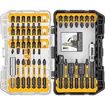 DEWALT FlexTorq Tornavida Uç Seti 40 Parça (DWA2T40IR)