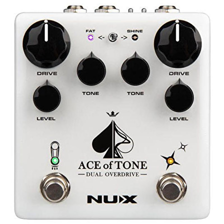 Nux Ace Of Tone Dual Overdrive Pedalı