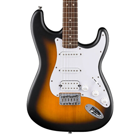 Squier Debut Stratocaster HSS Sabit Köprü Laurel Klavye 2 Ton Sunburst Elektro Gitar