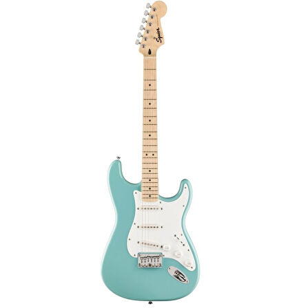 Squier Sonic Limited Edition Stratocaster Hard Tail Akçaağaç Klavye Tropical Turquoise Elektro Gitar