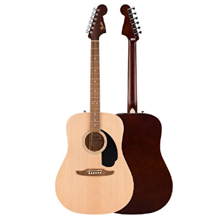 Fender Akustik Gitar California Debut Redondo Dreadnought Ceviz Klavye Naturel 
