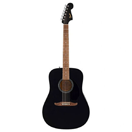 Fender California Debut Redondo Dreadnought Ceviz Klavye Black Akustik Gitar