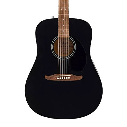 Fender California Debut Redondo Dreadnought Ceviz Klavye Black Akustik Gitar