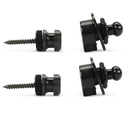 Fender Security Strap Locks Black (2) Askı Kilidi Locks - Buttons