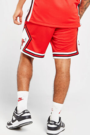 Nike Dri Fit NBA Chicago Bulls Swingman Shorts Erkek Basketbol Şort Kırmızı
