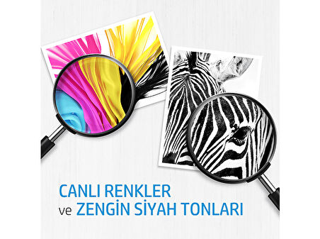 HP 650 Renkli Mürekkep Kartuşu (CZ102AE)