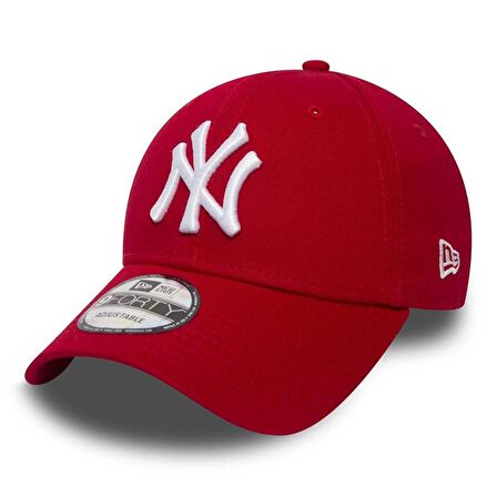 New Era League Basic 9 FORTY New York Yankees Beyzbol Şapkası Kırmızı 10531938