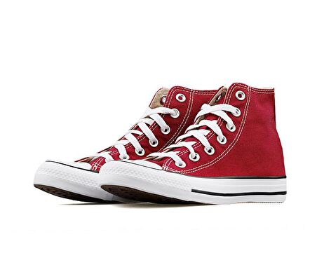 Converse Chuck Taylor All Star Bilekli Sneaker Kanvas Boğazlı Ayakkabı Bordo M9613C