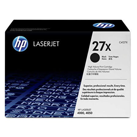 Hp 27X-C4127X Orijinal Toner Yüksek Kapasiteli