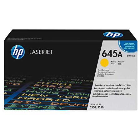 Hp C9732A (645A) Sarı Orjinal Toner