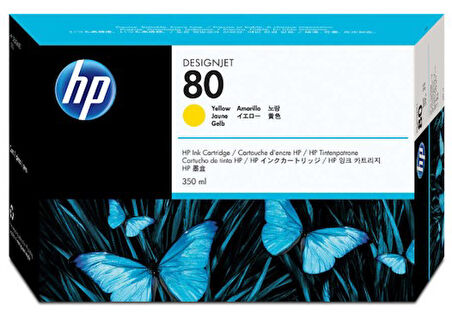 Hp C4848A (80) Sarı Orjinal Kartuş 
