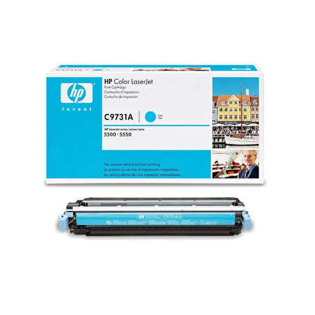 Hp C9731A (645A) Mavi Orjinal Toner