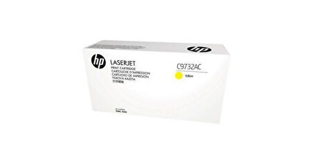 Hp C9732AC (645A)  Kutusu Hasarlı Sarı Orjinal Toner