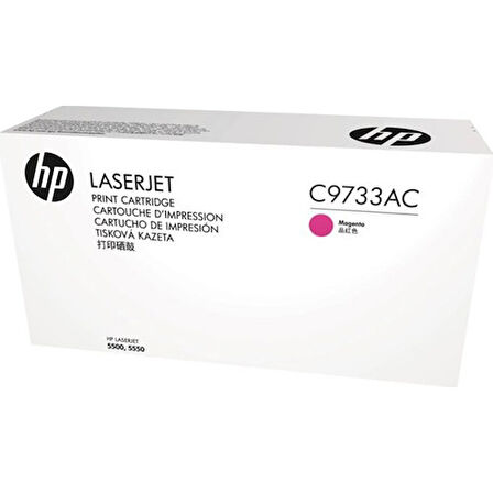 Hp C9733AC (645A) Kutu Hasarlı Kırmızı Orjinal Toner
