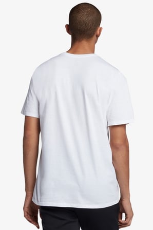 Nike Jordan Jumpan Air Unisex White-Black Tee Jordan Nakış Logolu Tişört Beyaz-Siyah