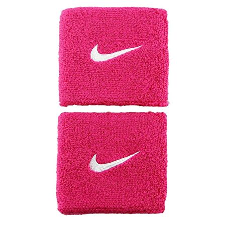 NIKE SWOOSH WRISTBANDS VIVID PINK/WHITE