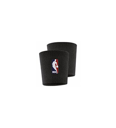 NIKE WRISTBANDS NBA BLACK/BLACK OSFM